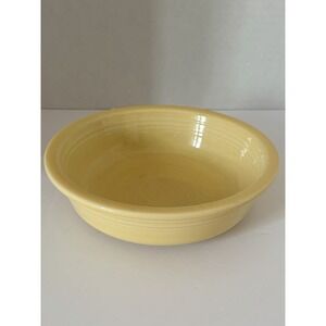 Fiesta Ware Yellow 6 7/8" Cereal Fruit Bowl Homer Laughlin Made In USA